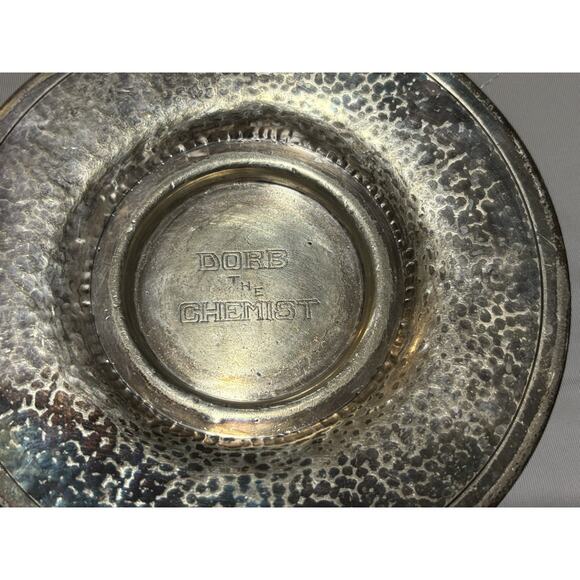 Poole Silver Co Taunton. Mass. Silver Soldered “Dorb The Chemist” Plate Pair - Picture 2 of 7